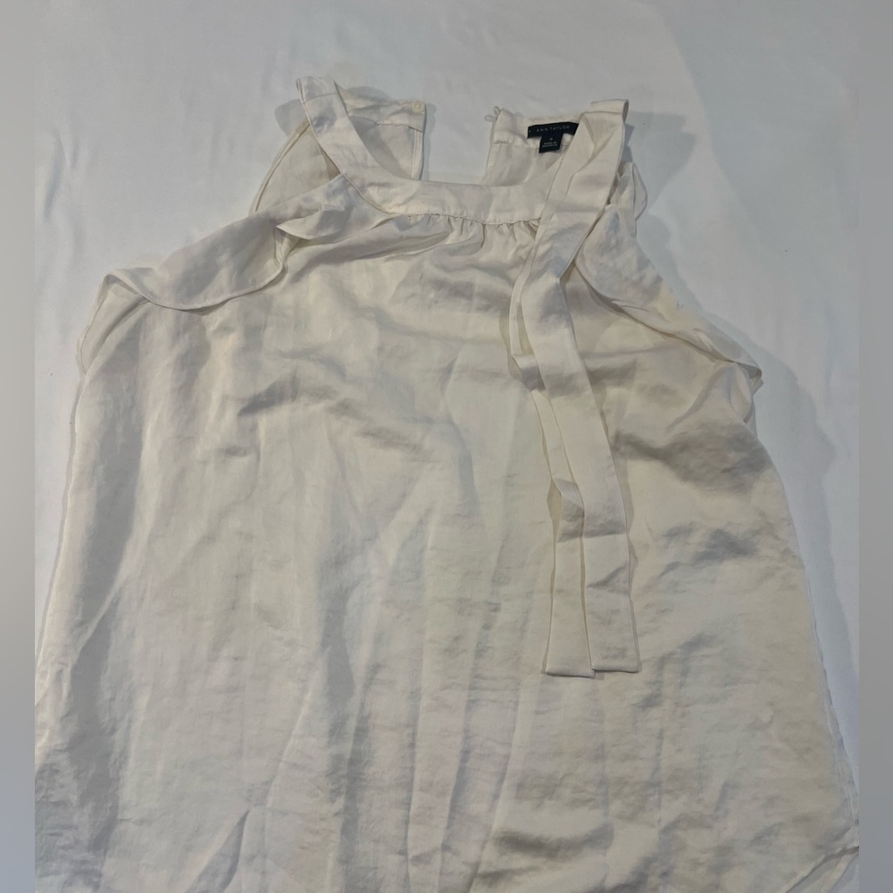 Ann Taylor White Blouse
